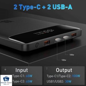 قیمت شارژر همراه باسئوس PPDGL-01 ظرفیت 20000 mAh