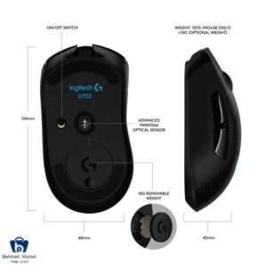 خرید ماوس بی سیم مخصوص بازی لاجیتک Lightspeed G703