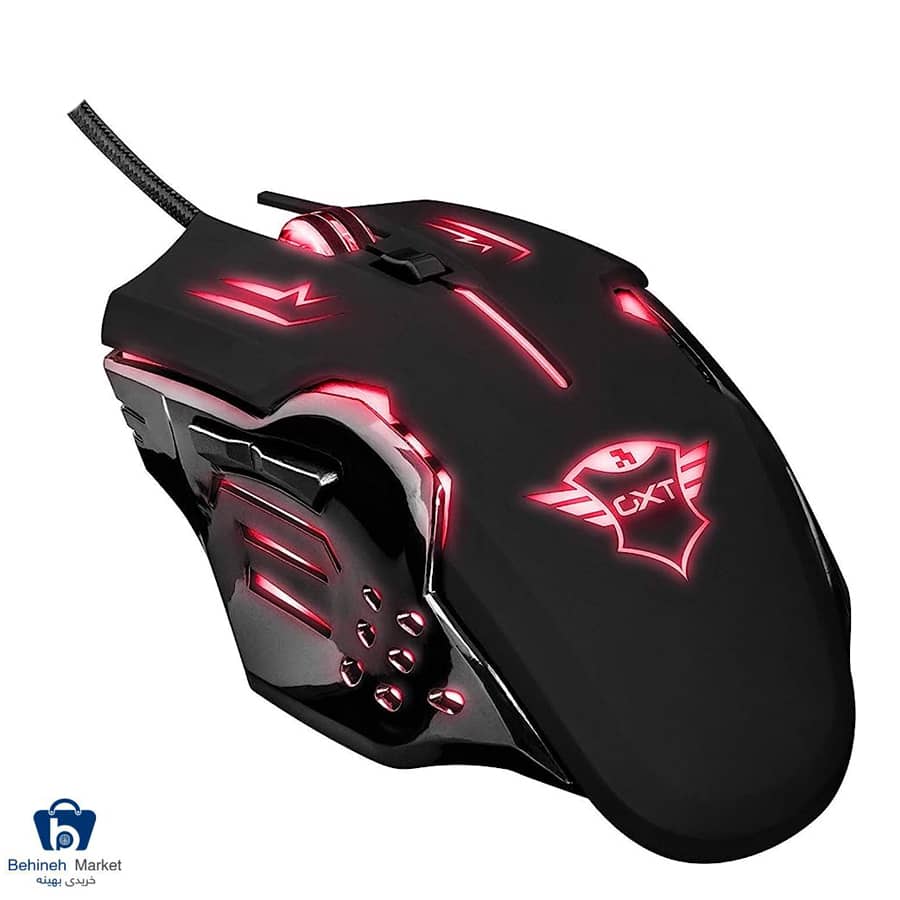 ماوس مخصوص بازی تراست مدل GXT 108 Rava illuminated
