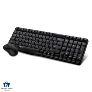 کیبورد و ماوس بی سیم رپو مدل X1810 با حروف فارسی