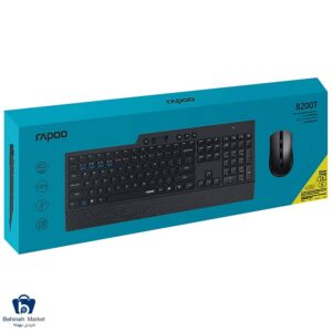 مشخصات، قیمت و خرید کیبورد و ماوس بی سیم رپو مدل 8200T