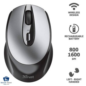 مشخصات، قیمت و خرید ماوس بی سیم تراست مدل ZAYA WIRELESS RECHARGBLE