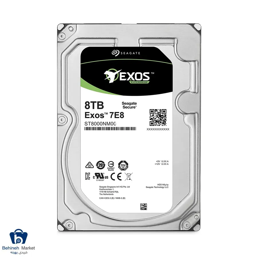 هارددیسک اینترنال سیگیت مدل Exos ST8000NM000A ظرفیت 8 ترابایت