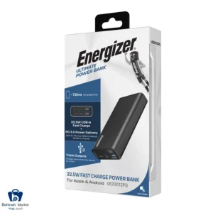 مشخصات، قیمت و خرید پاوربانک انرجایزر مدل UE20012 ظرفیت 20000 mAh