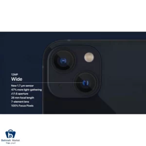 دوربین گوشی موبایل آیفون مدل iPhone 13 CH دو سیم کارت 128GB و رم 4GB