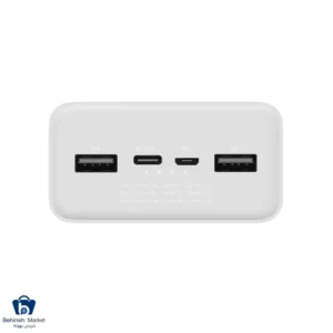 پورت های پاوربانک شیائومی مدل Mi PB3018ZM ظرفیت 30000 میلی آمپر ساعت