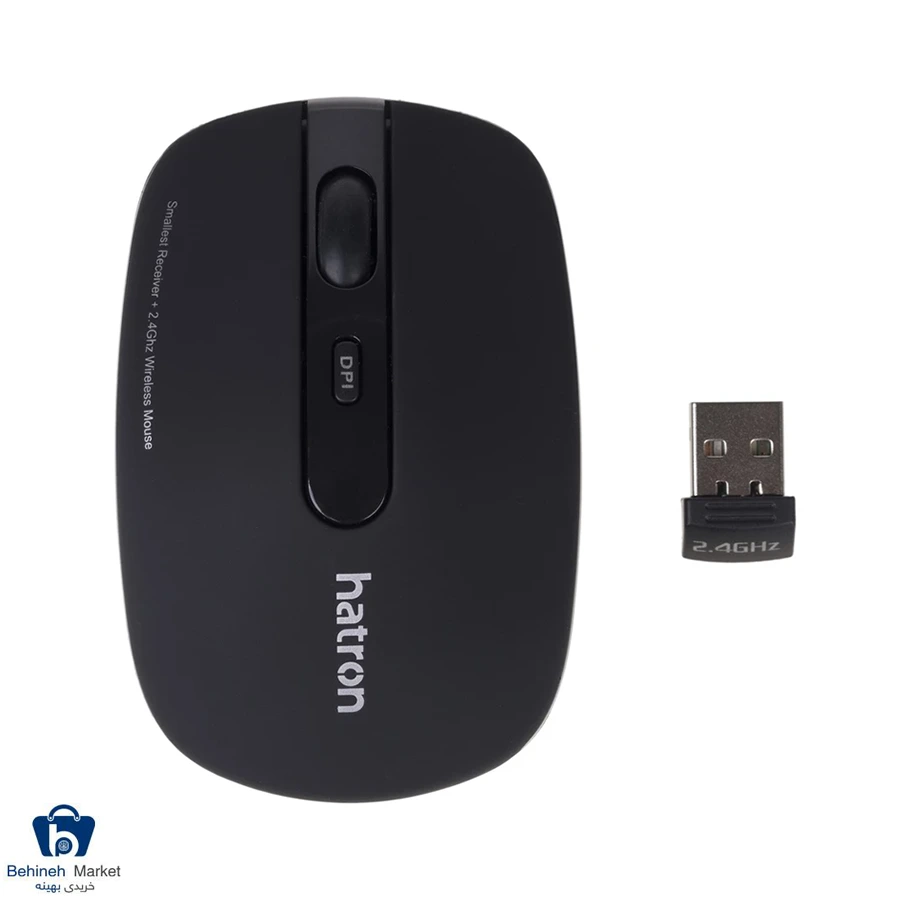 ماوس بی‌سیم هترون مدل HMW112SL