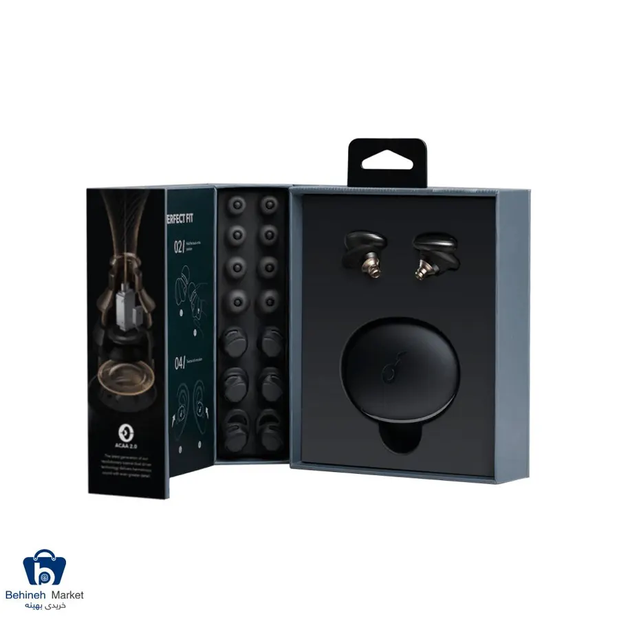 محتویات جعبه هدفون بی‌سیم انکر مدل SoundCore Liberty 3 Pro