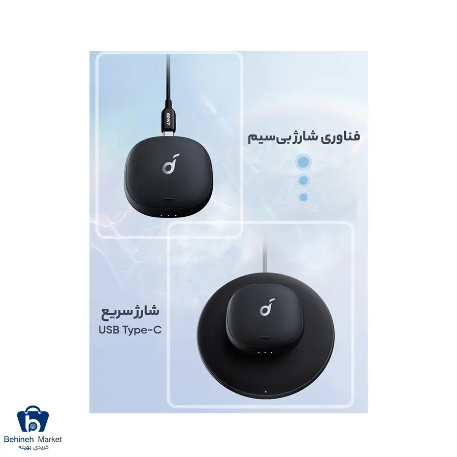 شارژ بی سیم هدفون بیسیم انکر مدل Soundcore Liberty Air 2 Pro A3951