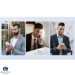 پاوربانک باسئوس مدل Magnetic Wireless PPCX0101 ظرفیت 10000 میلی‌ آمپر