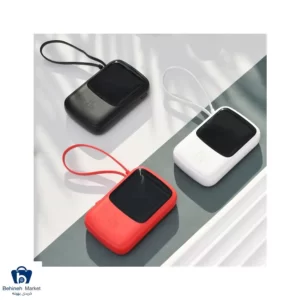 رنگ بندی پاوربانک باسئوس مدل PPQD-B01 ظرفیت 10000 میلی آمپر ساعت