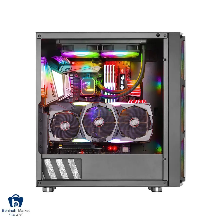 کیس کامپیوتر گیمینگ گرین مدل GRIFFIN G6