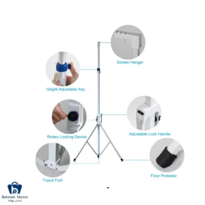 قطعات پرده نمایش اسکوپ مدل پایه دار 2×2