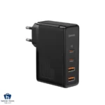 پورت های شارژر دیواری باسئوس مدل CCGAN2P-L01 به همراه کابل تبدیل USB-C