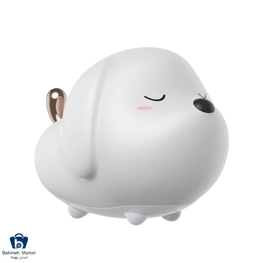 baseus-doggie-silicone-night-light-dgam-b02 چراغ خواب عروسکی باسئوس طرح سگ مدل DGAM-B02