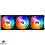 فن کیس لیان لی مدل UNI FAN AL120 ARGB Black بسته 3 عددی