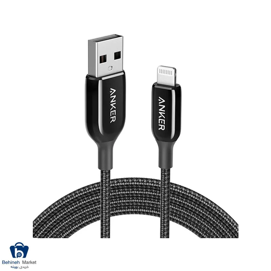 کابل تبدیل USB به لایتنینگ انکر مدل A8823 طول 180 سانتی متر