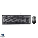 کیبورد و ماوس باسیم ای فورتک مدل KR-9276