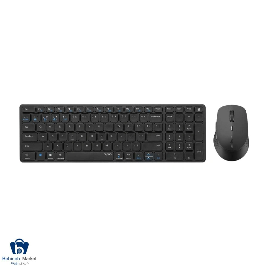 کیبورد و ماوس بی سیم رپو مدل 9350M