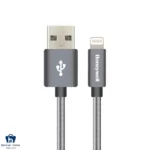 کابل شارژ USB به لایتنینگ هانیول مدل HC000020 CBL طول 1.2 متر خاکستری
