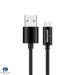 کابل شارژ USB-A به USB-C هانیول مدل HC000033 CBL/C2.0/B طول 1.2 متر مشکی