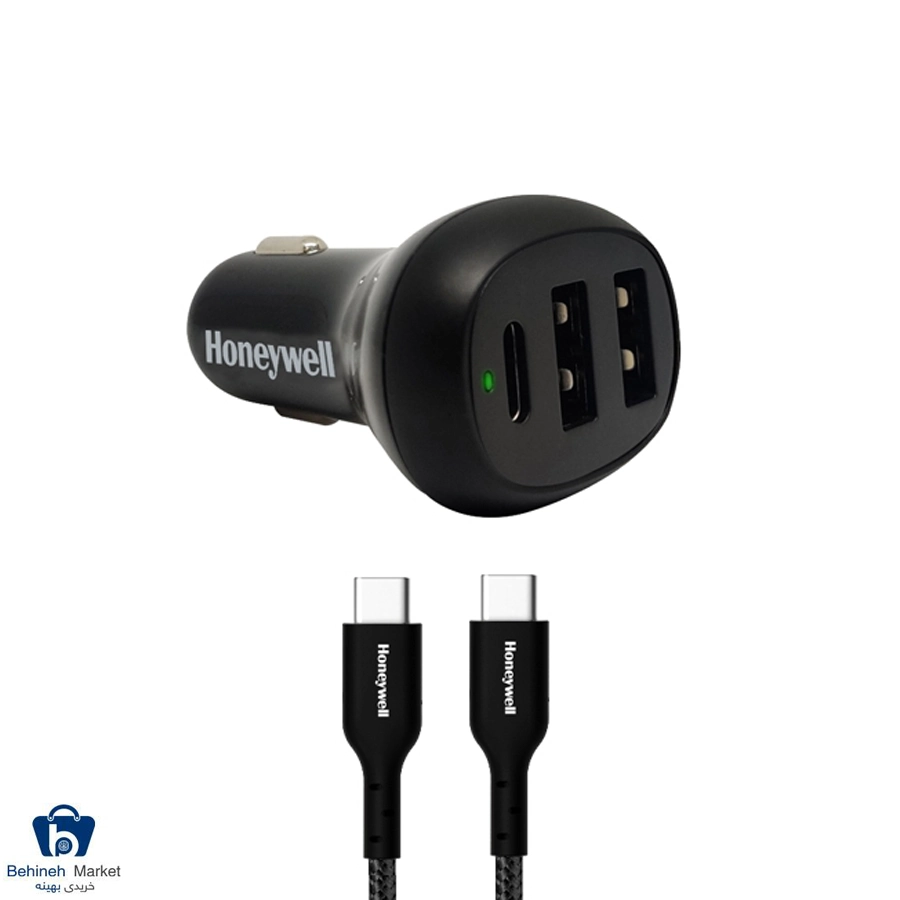 شارژر فندکی هانیول مدل HC000011 PD/QC/36W به همراه کابل USB-C