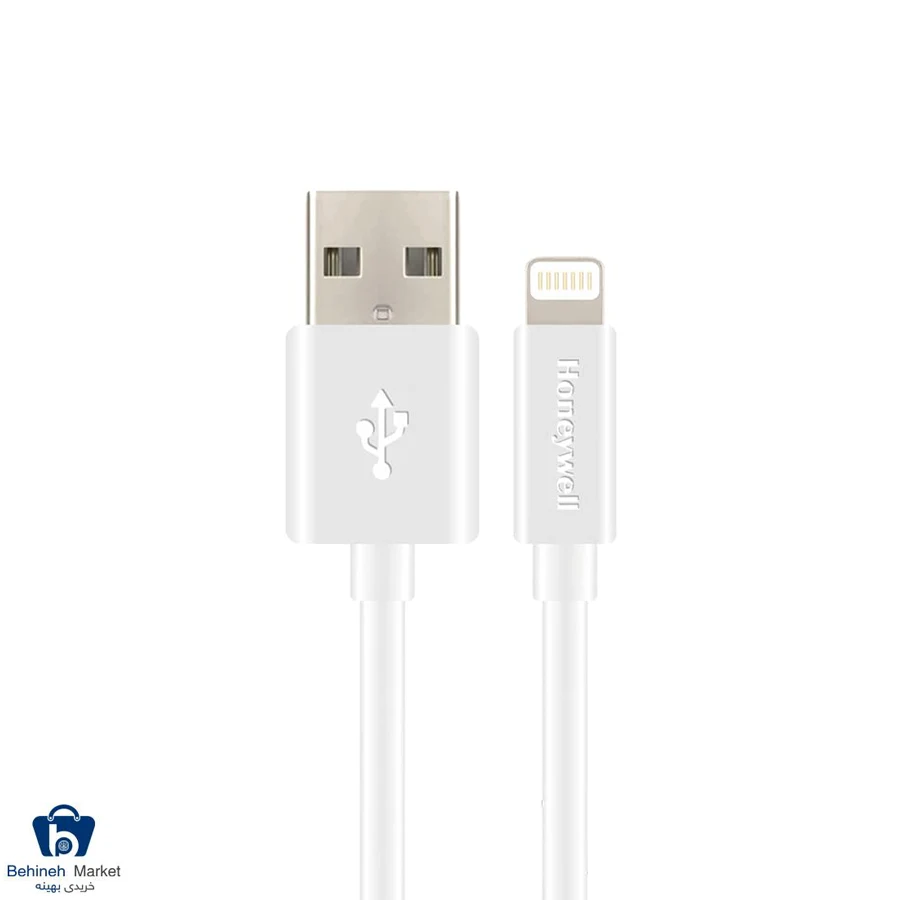 کابل شارژ USB به لایتنینگ هانیول مدل HC000015 CBL/NB طول 1.2 متر سفید