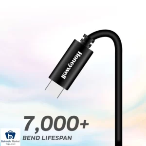 کابل شارژ USB A به USB C هانی ول HC000032 طول 1.2m مشکی