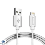 کابل شارژ USB به لایتنینگ هانیول مدل HC000018 CBL طول 1.2 متر نقره ای