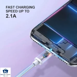کابل شارژ USB به لایتنینگ هانیول HC000015 1.2m سفید