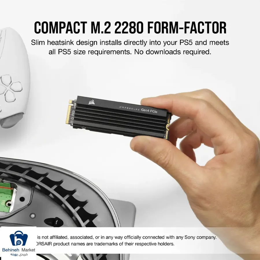 حافظه اس اس دی اینترنال کورسیر مدل MP600 Pro LPX ظرفیت 1 ترابایت