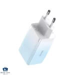 شارژر دیواری باسئوس مدل GaN3 Pro CCGP050103 توان 65 وات با کابل Type-C
