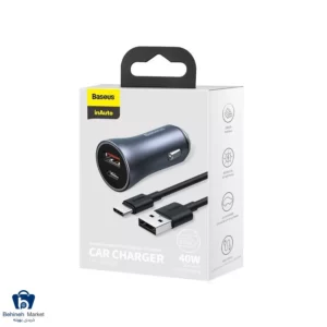شارژر فندکی TZCCJD 0G با کابل تبدیل USB-C