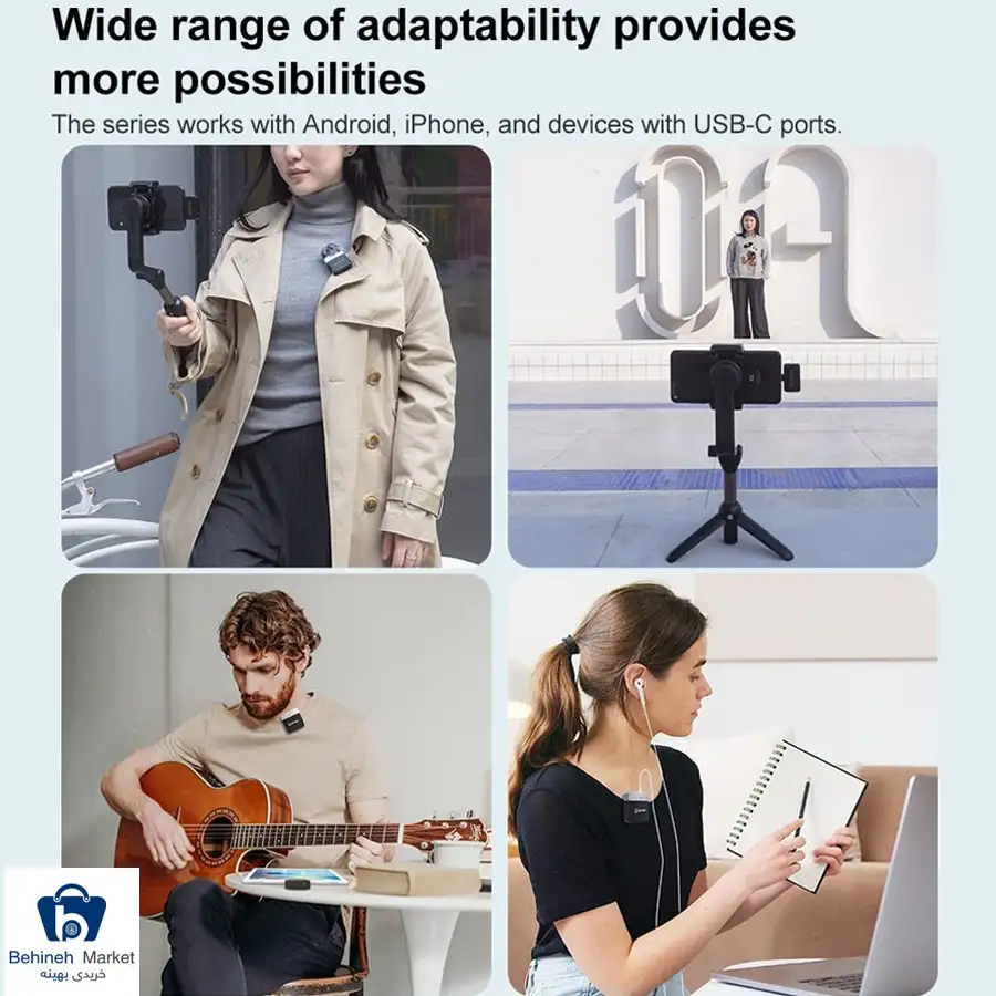 میکروفون بیسیم BY-M1LV-U Microphone