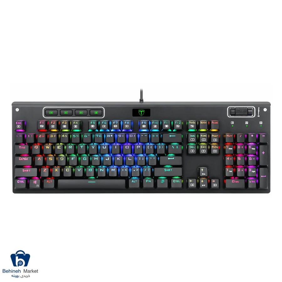 کیبورد باسیم گیمینگ تی دگر مدل Adriatic T-TGK316