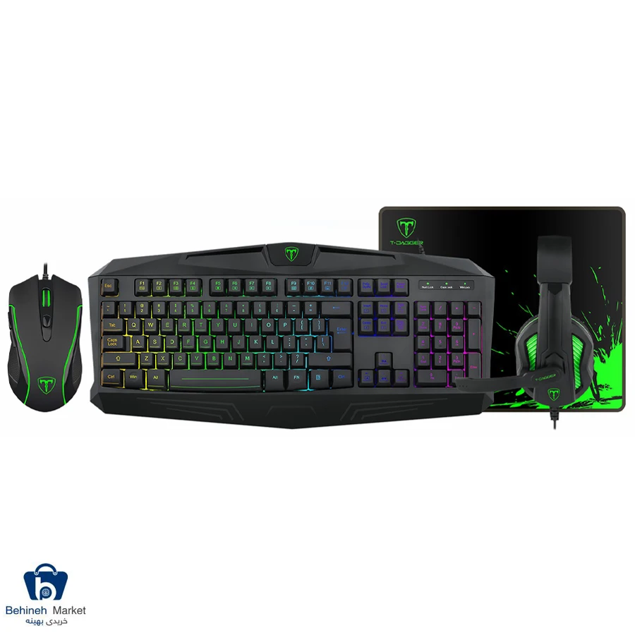 ست کیبورد، ماوس، هدست و ماوس پد Legion T-TGS003