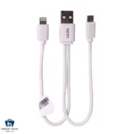 کابل تبدیل USB به microUSB و لایتنینگ تسکو مدل TC A-28