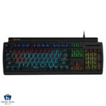 کیبورد با سیم مخصوص بازی میشن مدل MK600-RD