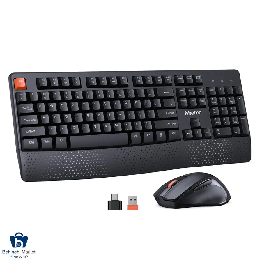 کیبورد و ماوس بی سیم میشن مدل C4130