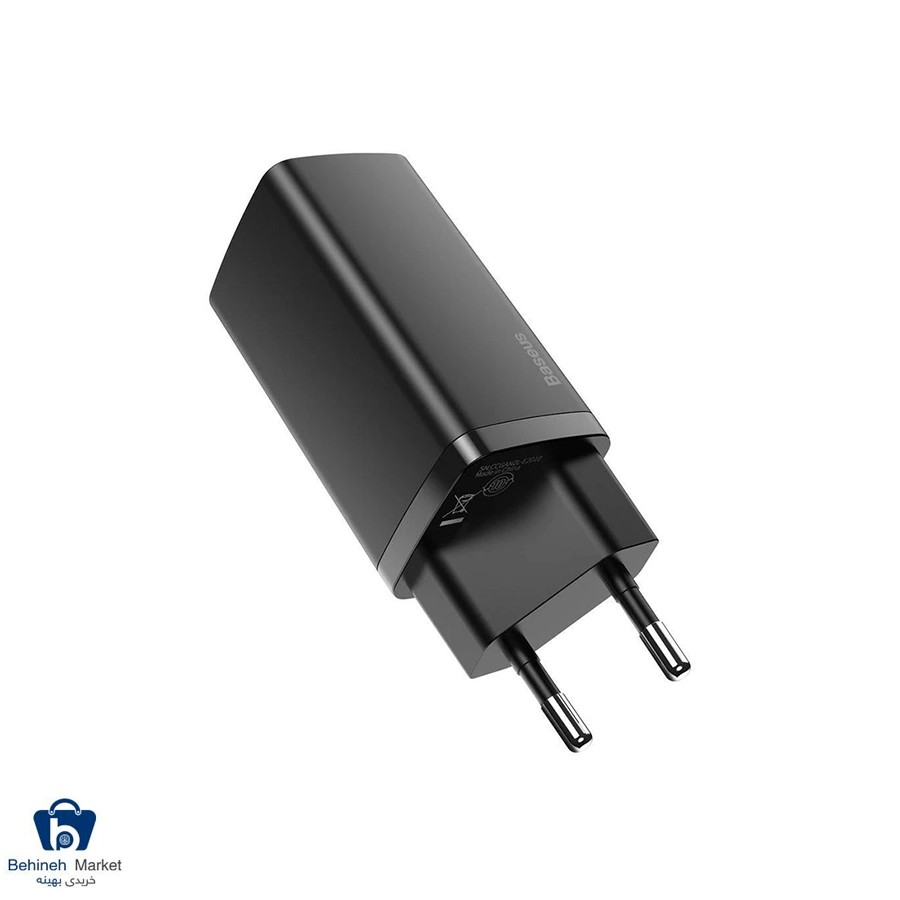 شارژر دیواری باسئوس مدل Gan 2 Lite CCGAN2L-B01 توان 65 وات