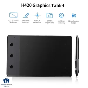 تبلت گرافیکی و قلم نوری هوئیون H420