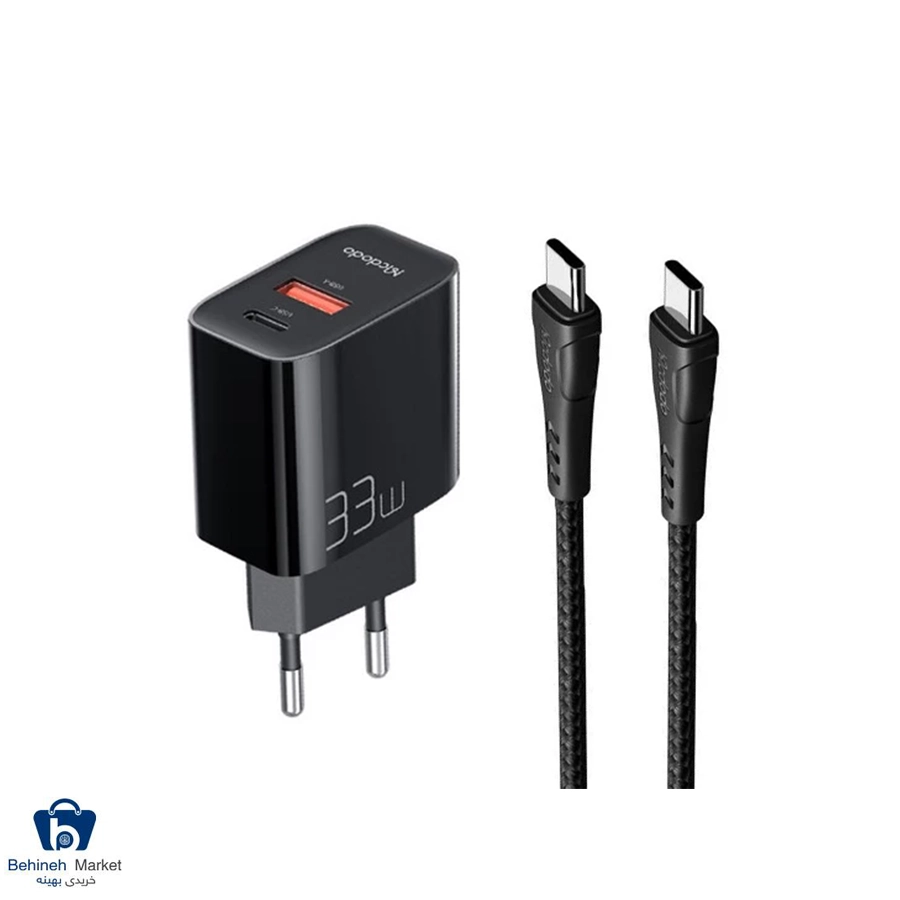 کلگی شارژر دیواری CH-0922 Mcdodo به همراه کابل تبدیل USB-C