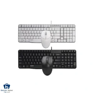 صفحه کلید و موس سیم دار Rapoo X120S