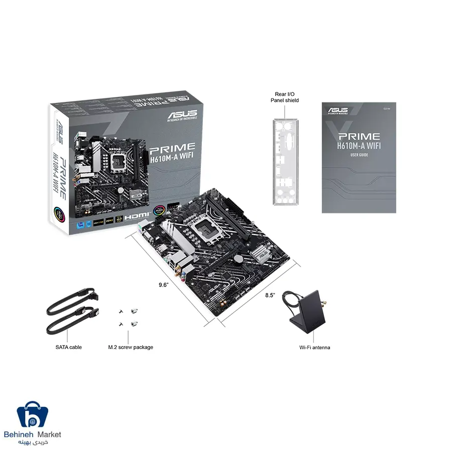 مادربرد PRIME H610M-A WIFI D5 LGA1700