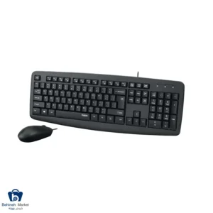 کیبورد و موس سیم دار NX1600