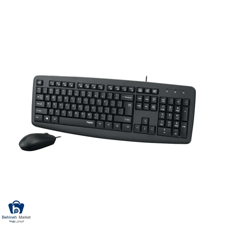 کیبورد و موس سیم دار NX1600