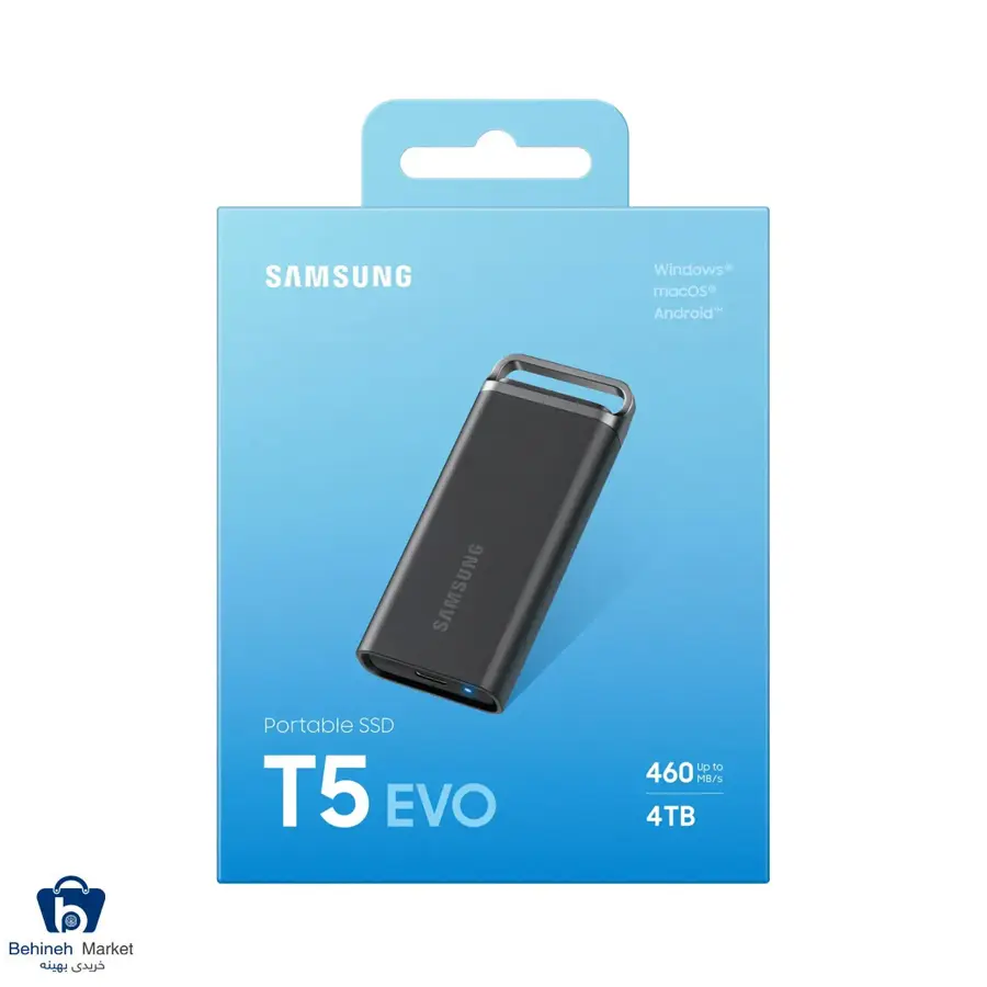 اس اس دی اکسترنال T5 EVO ظرفیت 4 ترابایت