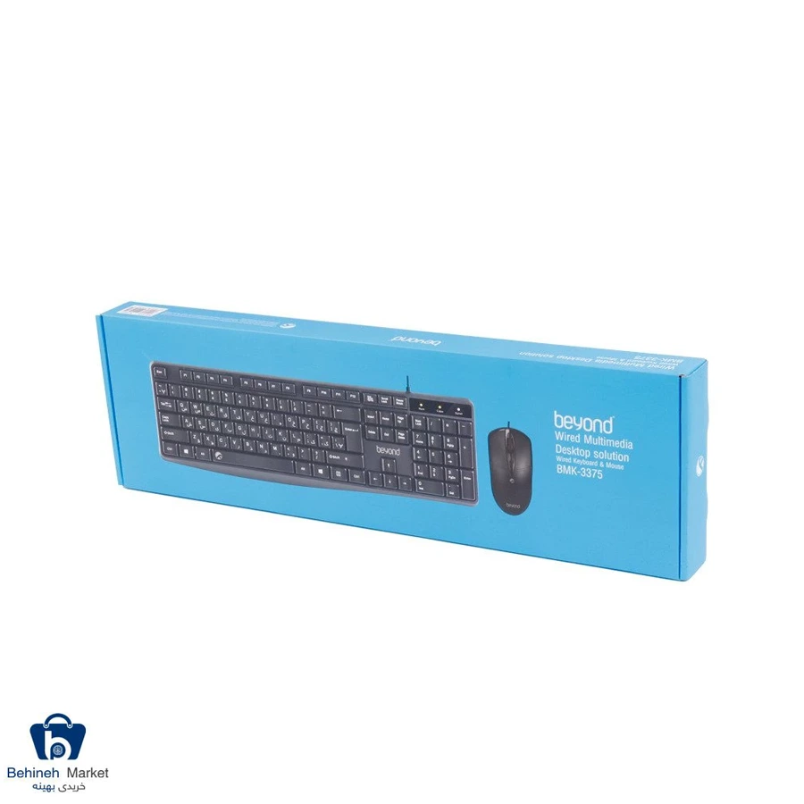 کیبورد و ماوس سیم دار BMK-3375