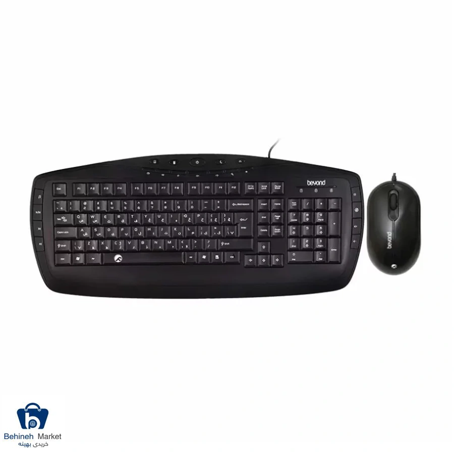 کیبورد و ماوس باسیم بیاند مدل BMK-6161