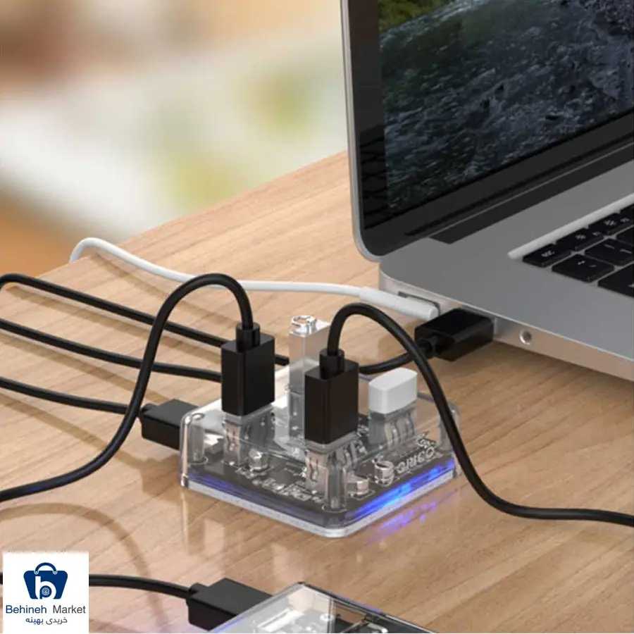 تبدیل 4 پورت MH4U-U3 USB 3.0